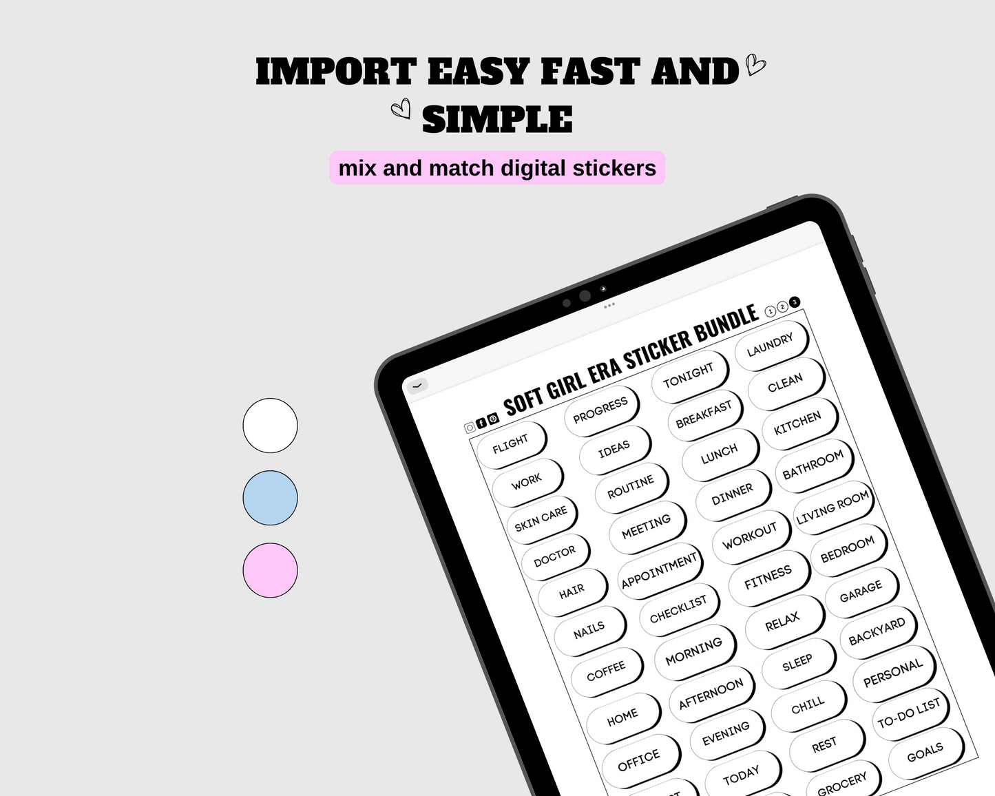 Soft Girl Era Sticker Bundle