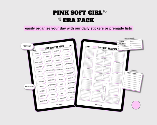 Pink Soft Girl Era Pack