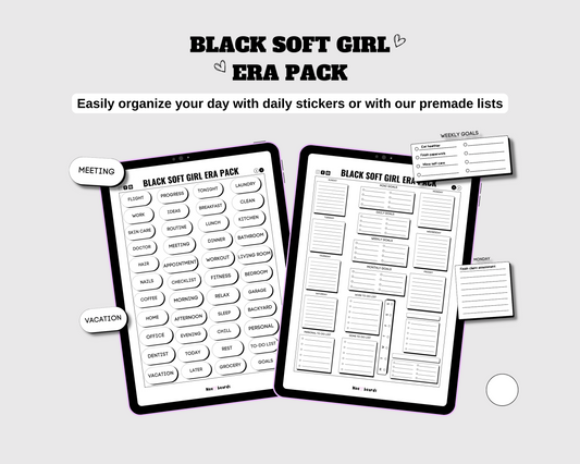 Black Soft Girl Era Pack