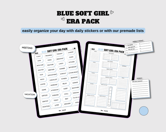 Blue Soft Girl Era Pack